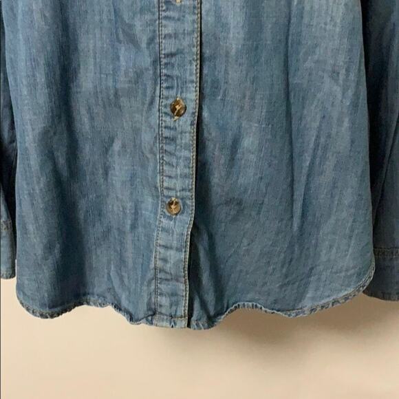 BDG URBAN OUTFITTERS SPIKES DEMIN SHIRT SIZE M - Picture 6 of 7